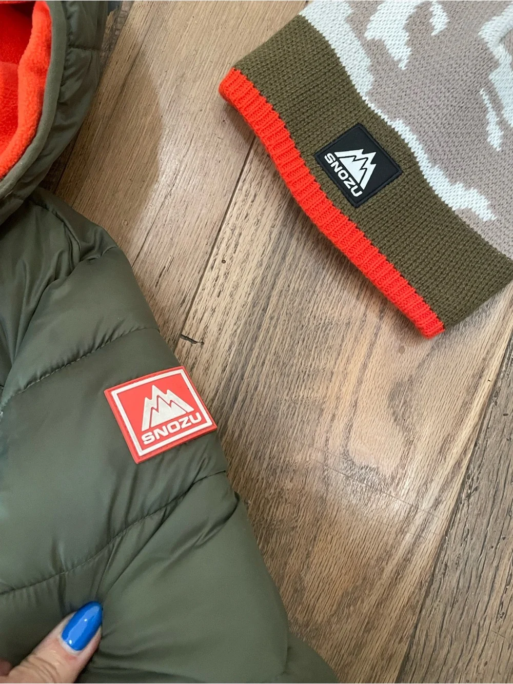 Snozu 2pc camo coat & Beanie boy 4T